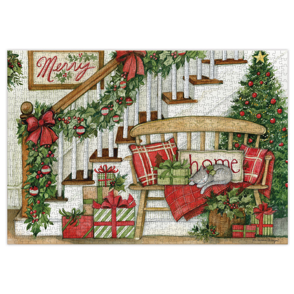 LANG Deck the Halls 1000 Piece Jigsaw Puzzle