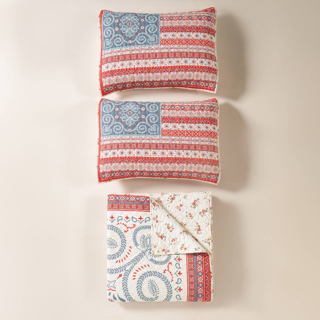 Boho Americana Quilt Set