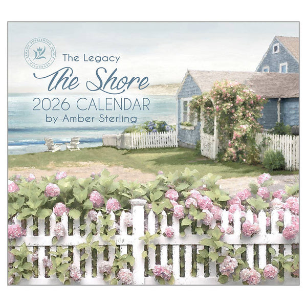 LANG Country Sampler 2025 Wall Calendar - Folk Art Scenes, Linen Paper, Desktop Download