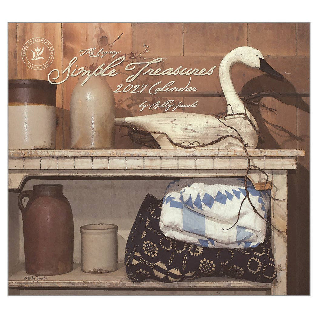 Simple Treasures 2027 Wall Calendar by Billy Jacobs
