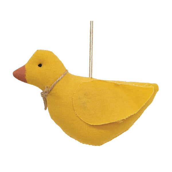 Stuffed Primitive Chick Ornament