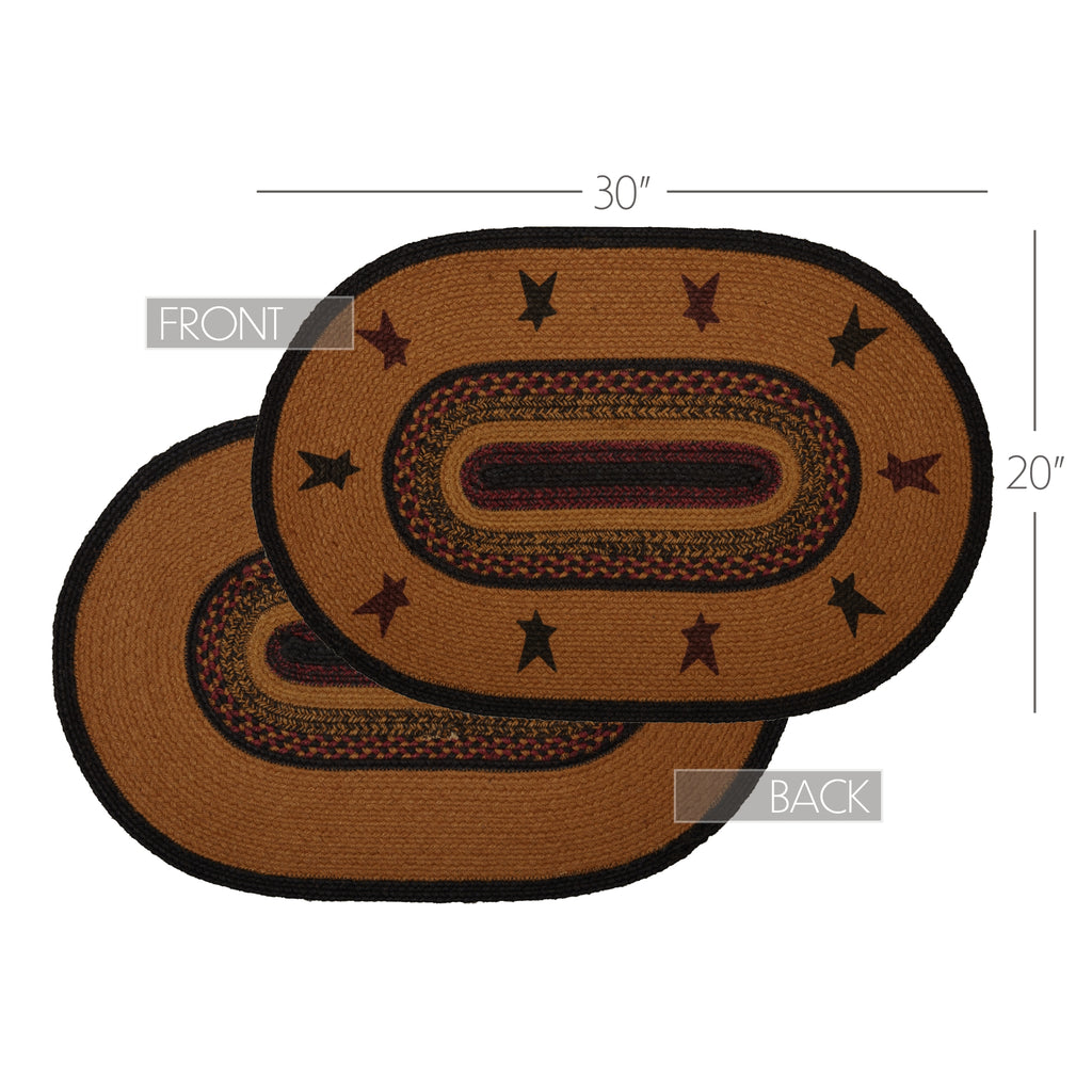 Heritage Farms Star Oval Rug