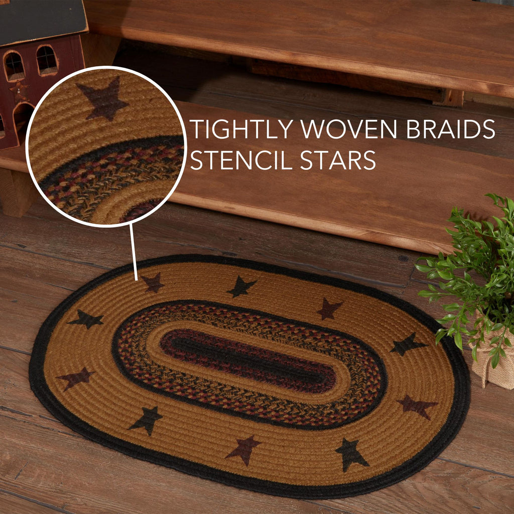 Heritage Farms Star Oval Rug