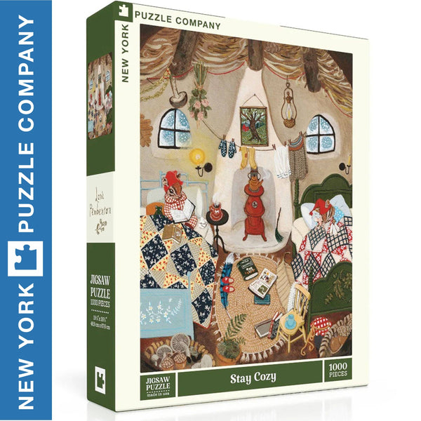 Stay Cozy 1000 Piece Jigsaw Puzzle by Loré Pemberton