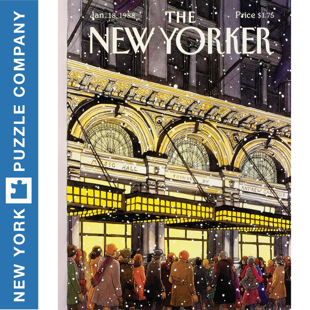 The New Yorker Carnegie Hall 1000 Piece Jigsaw Puzzle