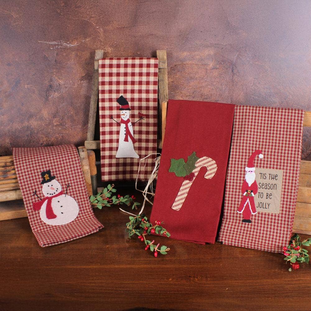 Snowberry Homespun Check Towel