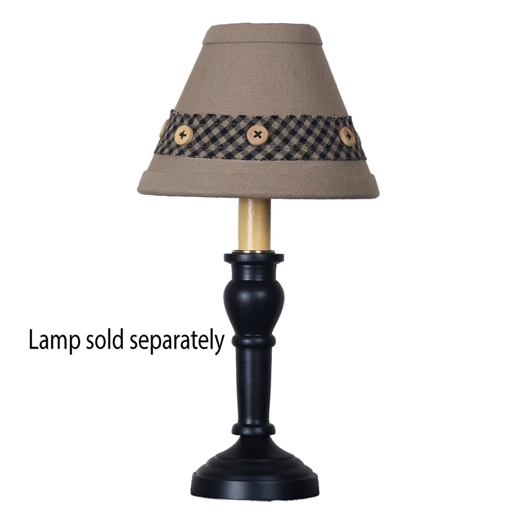 Oat and Gingham 6" Lampshade