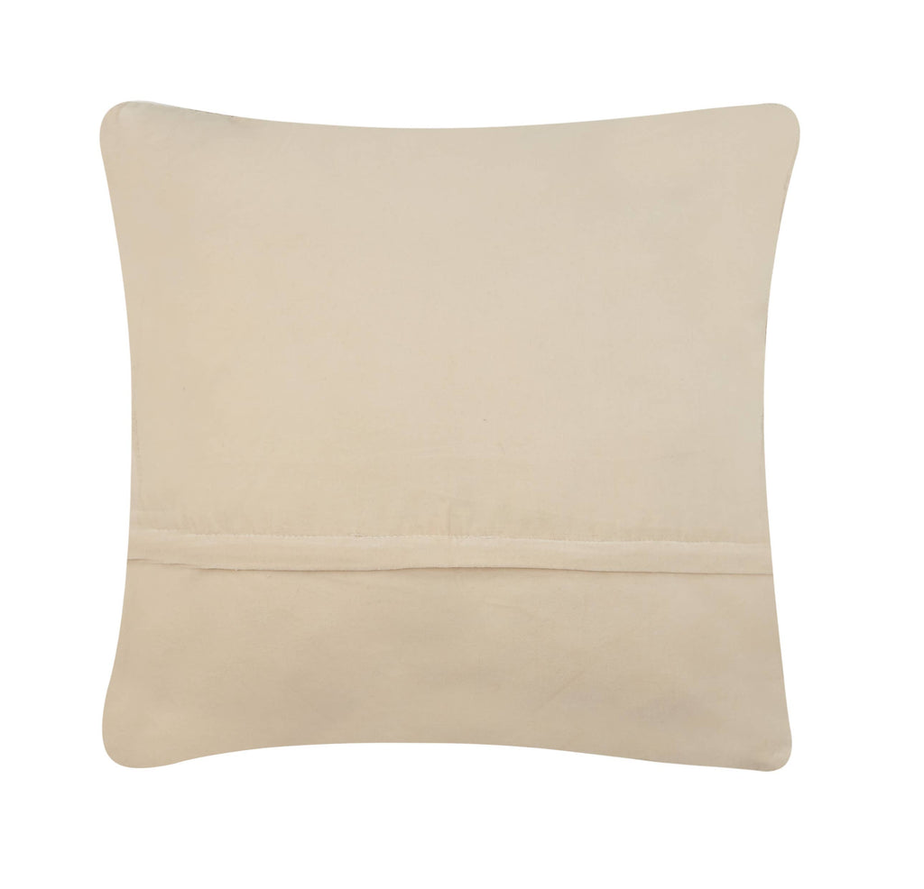 Snowy Landscape Christmas Tree Hooked Cushion