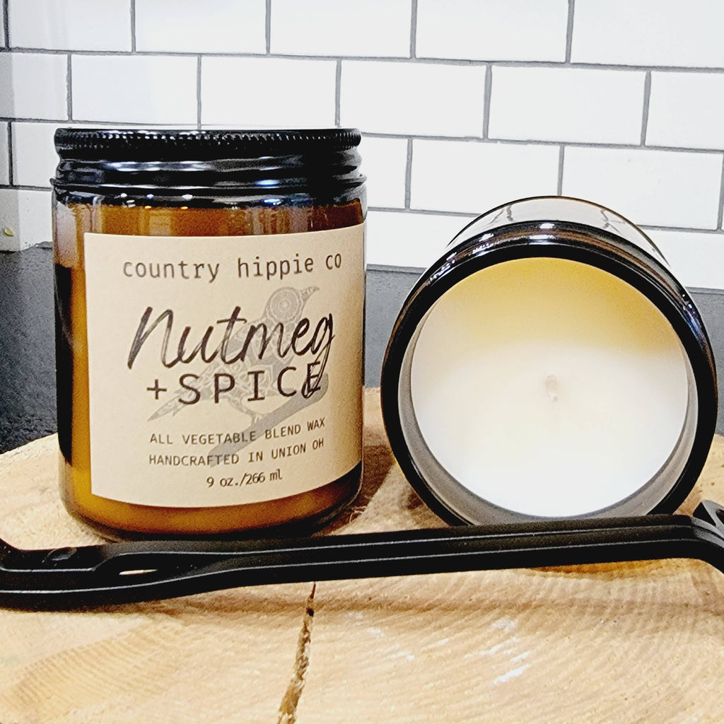 Nutmeg + Spice Apothecary-Inspired Candle