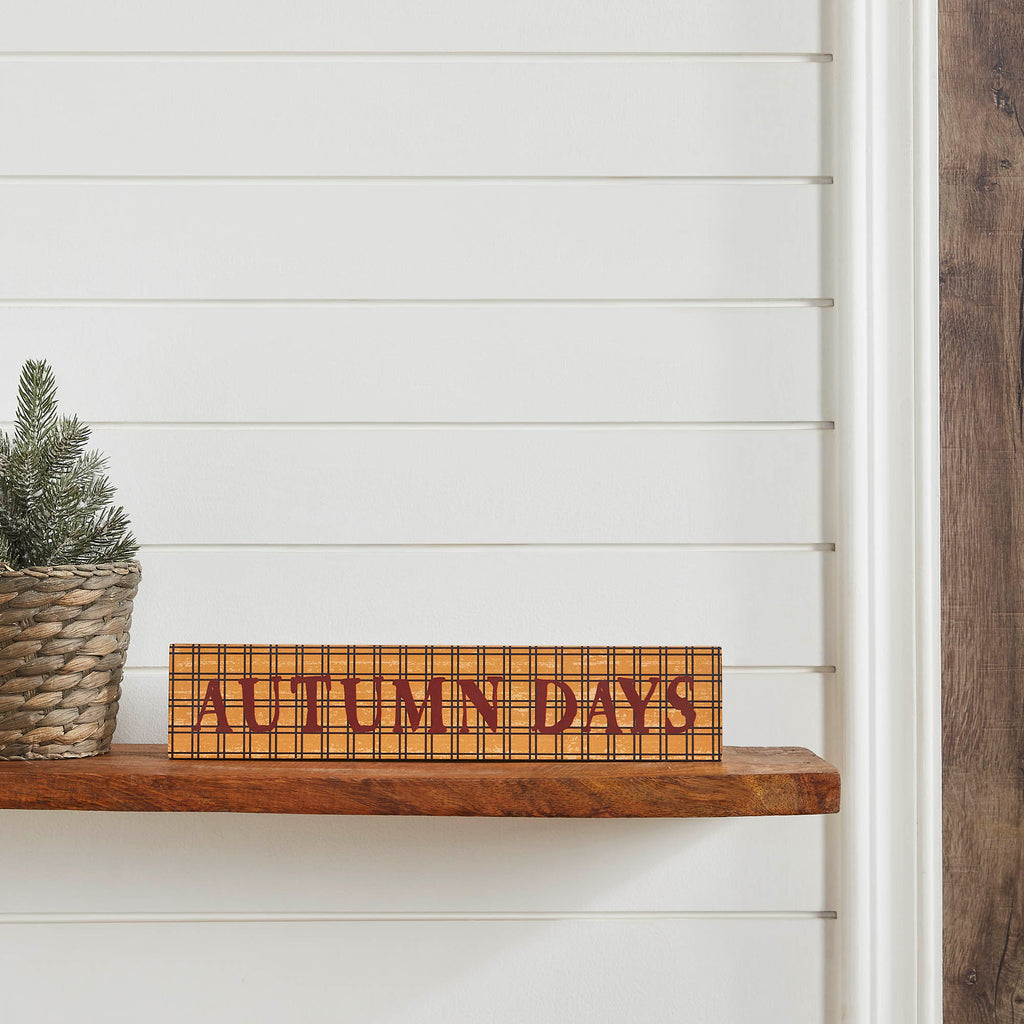 Autumn Days Sign
