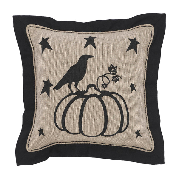 Raven Harvest Mini Primitive Pumpkin Cushion
