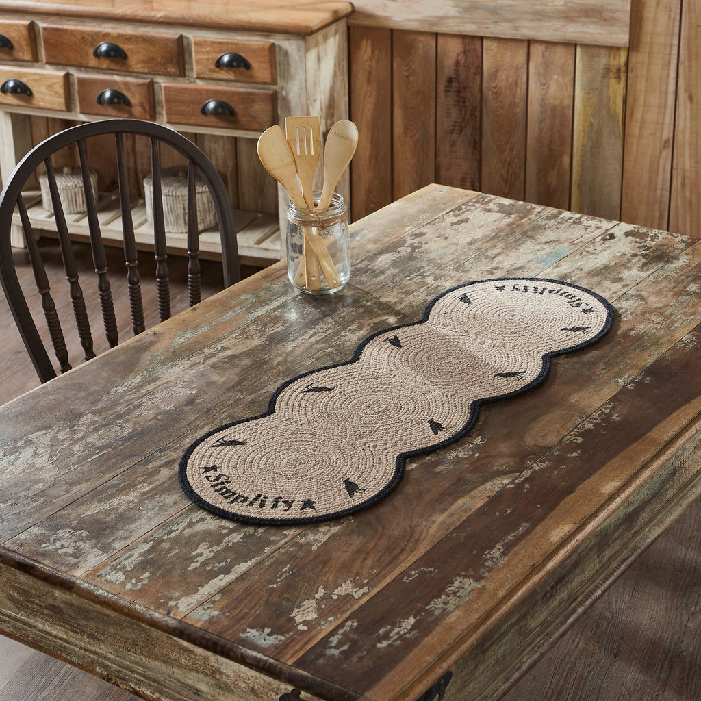 Raven Harvest Simplify Braided Table Runner