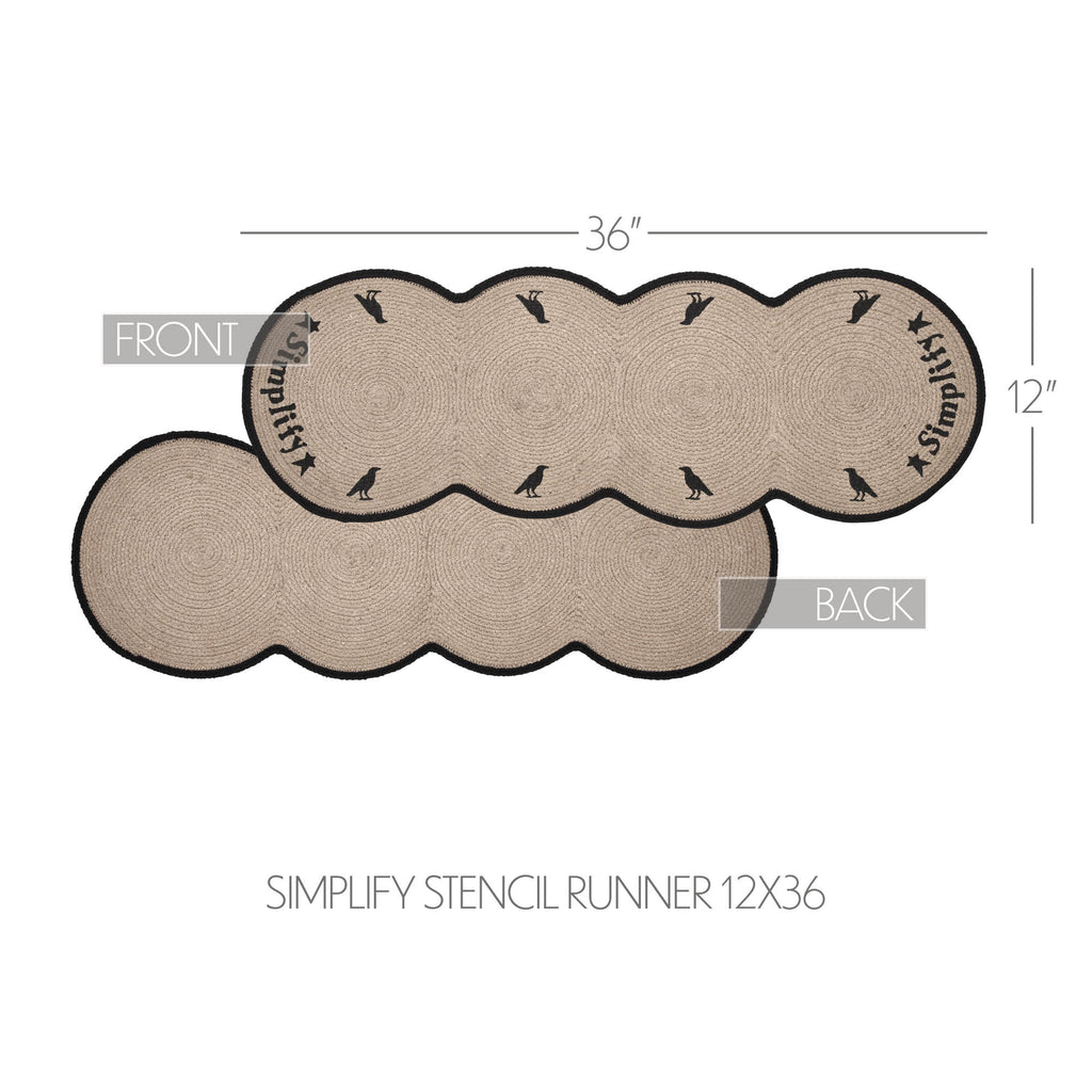 Raven Harvest Simplify Braided Table Runner