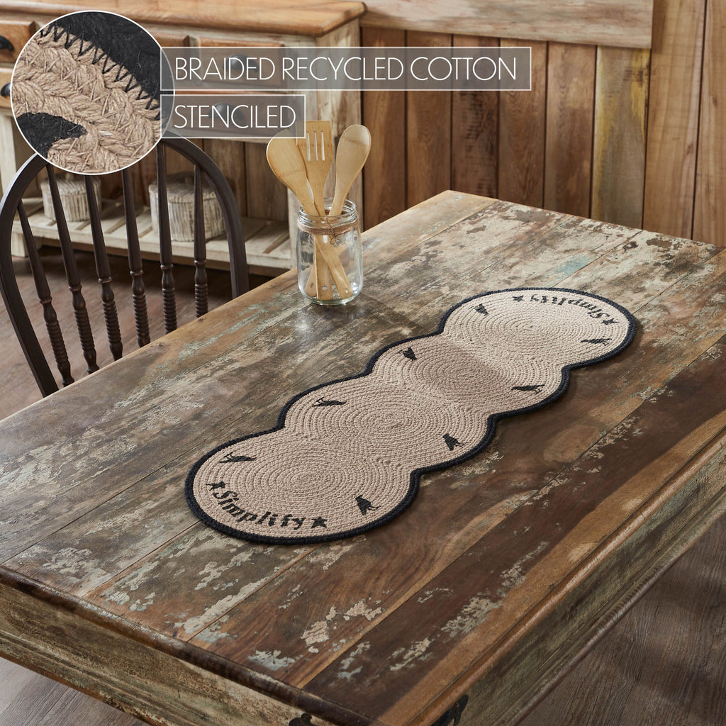 Raven Harvest Simplify Braided Table Runner