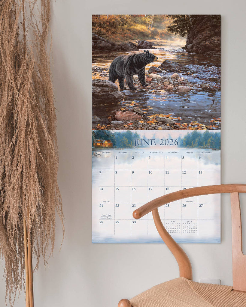 The Legacy Cabin View 2026 Wall Calendar