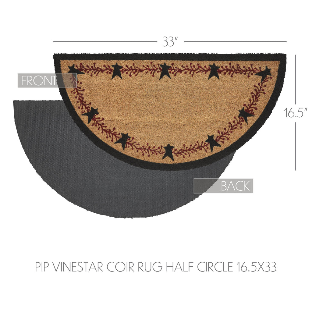 Pip Vinestar Half Circle Doormat