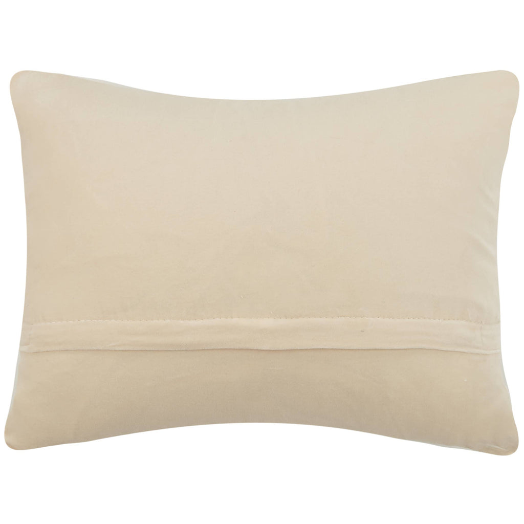 Large Cabin and Deer Hooked Cushion