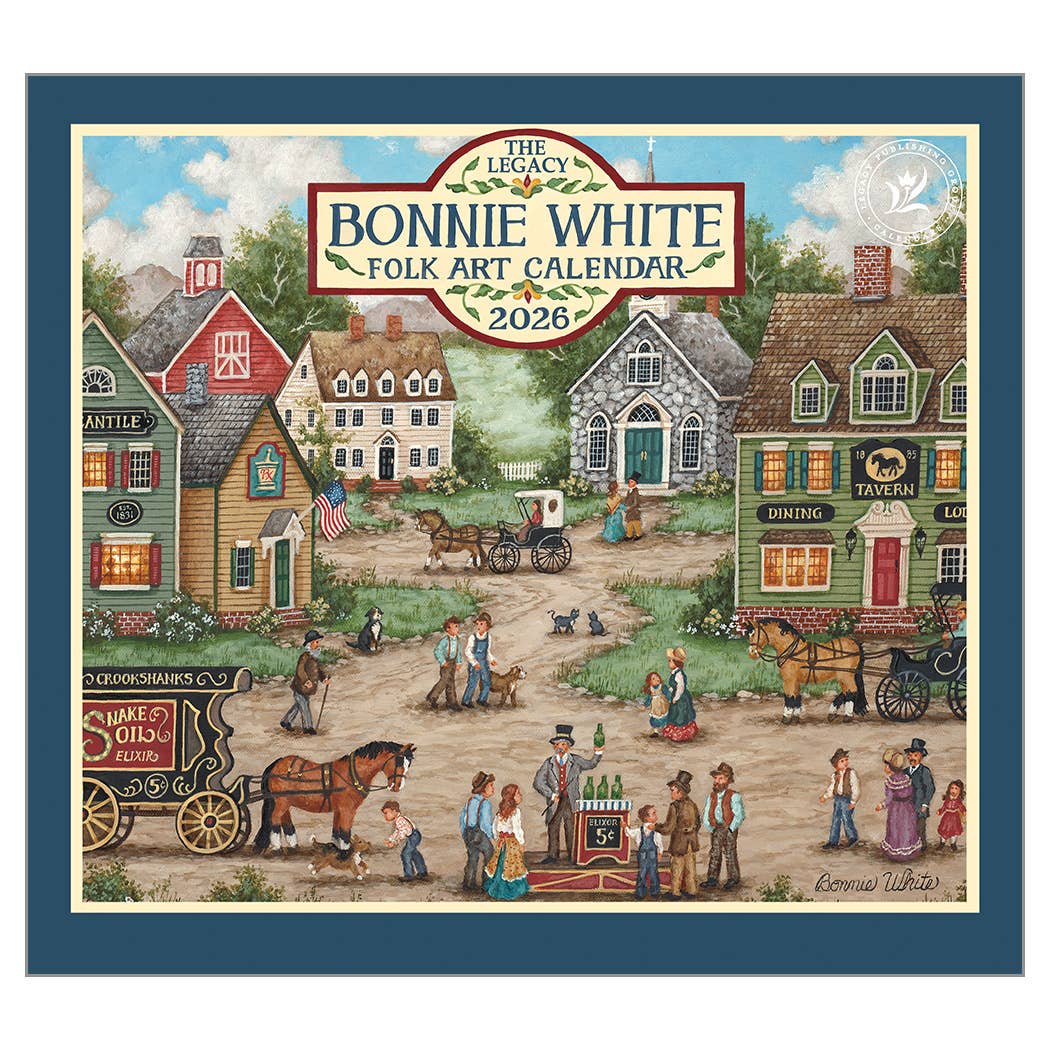 Bonnie White Folk Art 2026 Wall Calendar | LANG &amp; Legacy Calendars UK ...