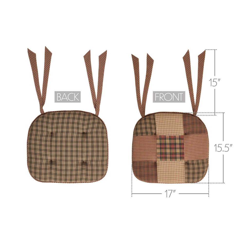 Crosswoods Patchwork Chair Pad