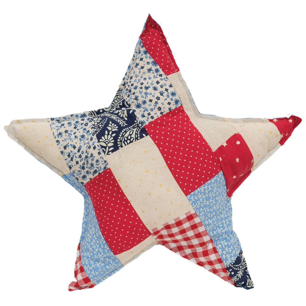 Patchwork Americana Star Cushion