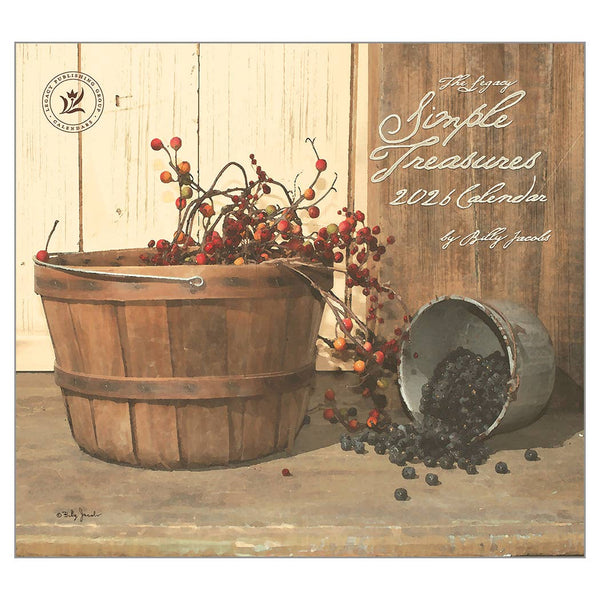 Simple Treasures 2026 Wall Calendar by Billy Jacobs