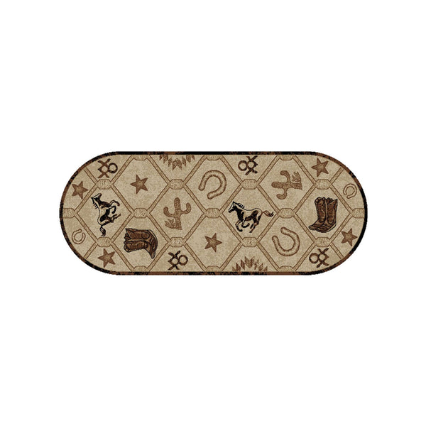 Sandy Fork Western Style Rug