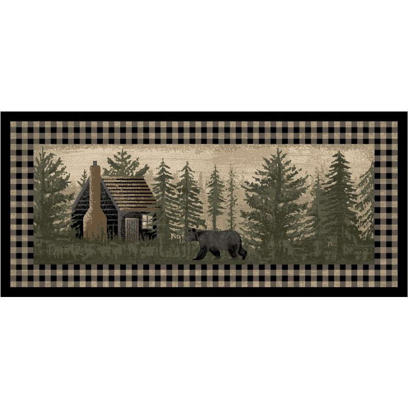Blissful Cottage Bear Rug