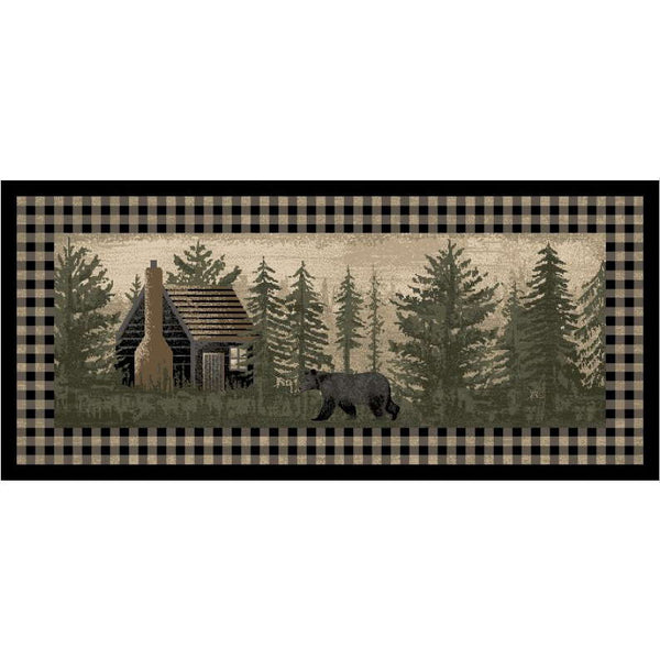 Blissful Cottage Bear Rug