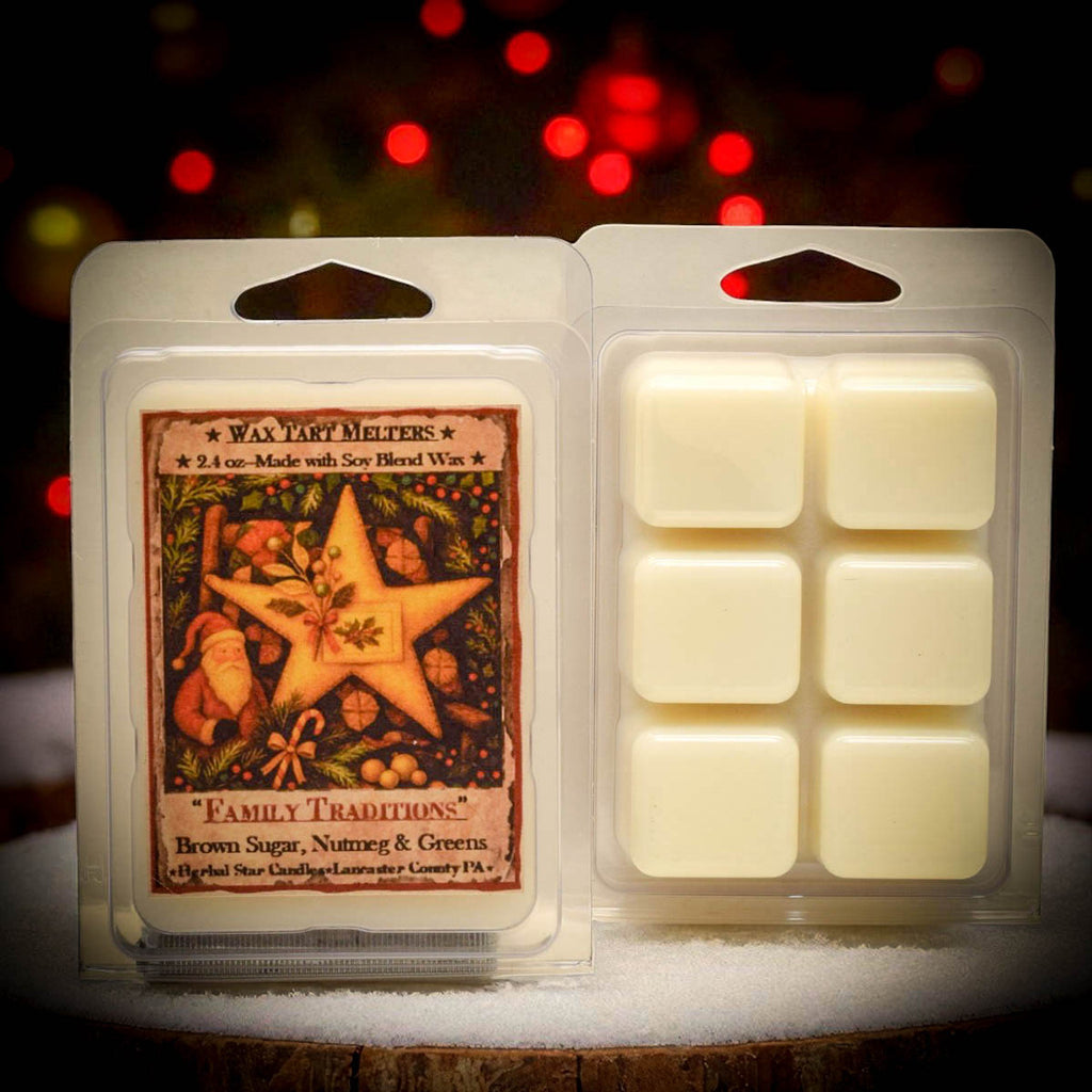 Family Christmas Traditions Soy Blend Mini Wax Melts