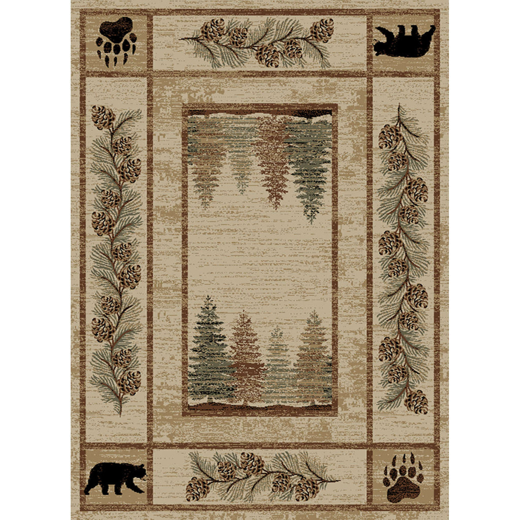 Talking Stick Log Cabin Style Rug