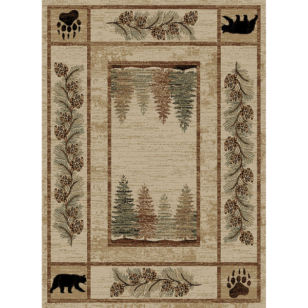 Talking Stick Log Cabin Style Rug