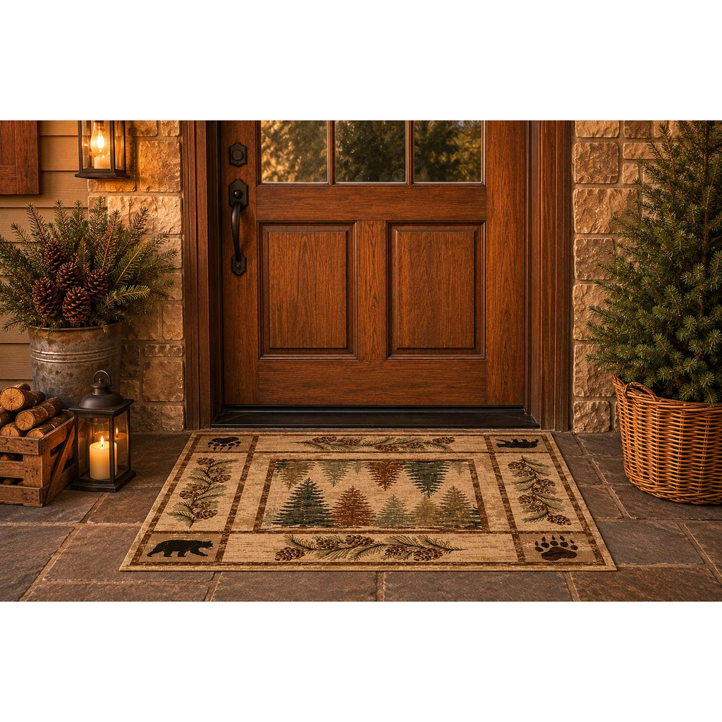 Talking Stick Log Cabin Style Rug