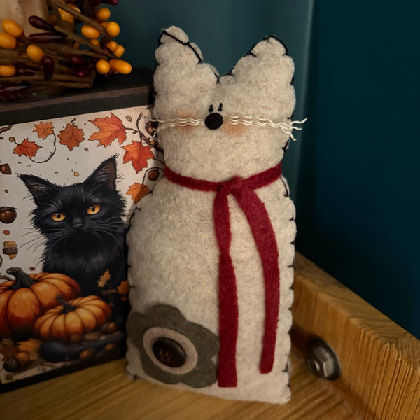 Tall Folk Art Cat