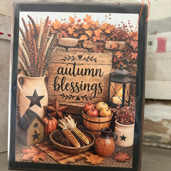 Autumn Blessings Tablescape Block