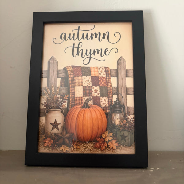 Autumn Thyme Framed Print