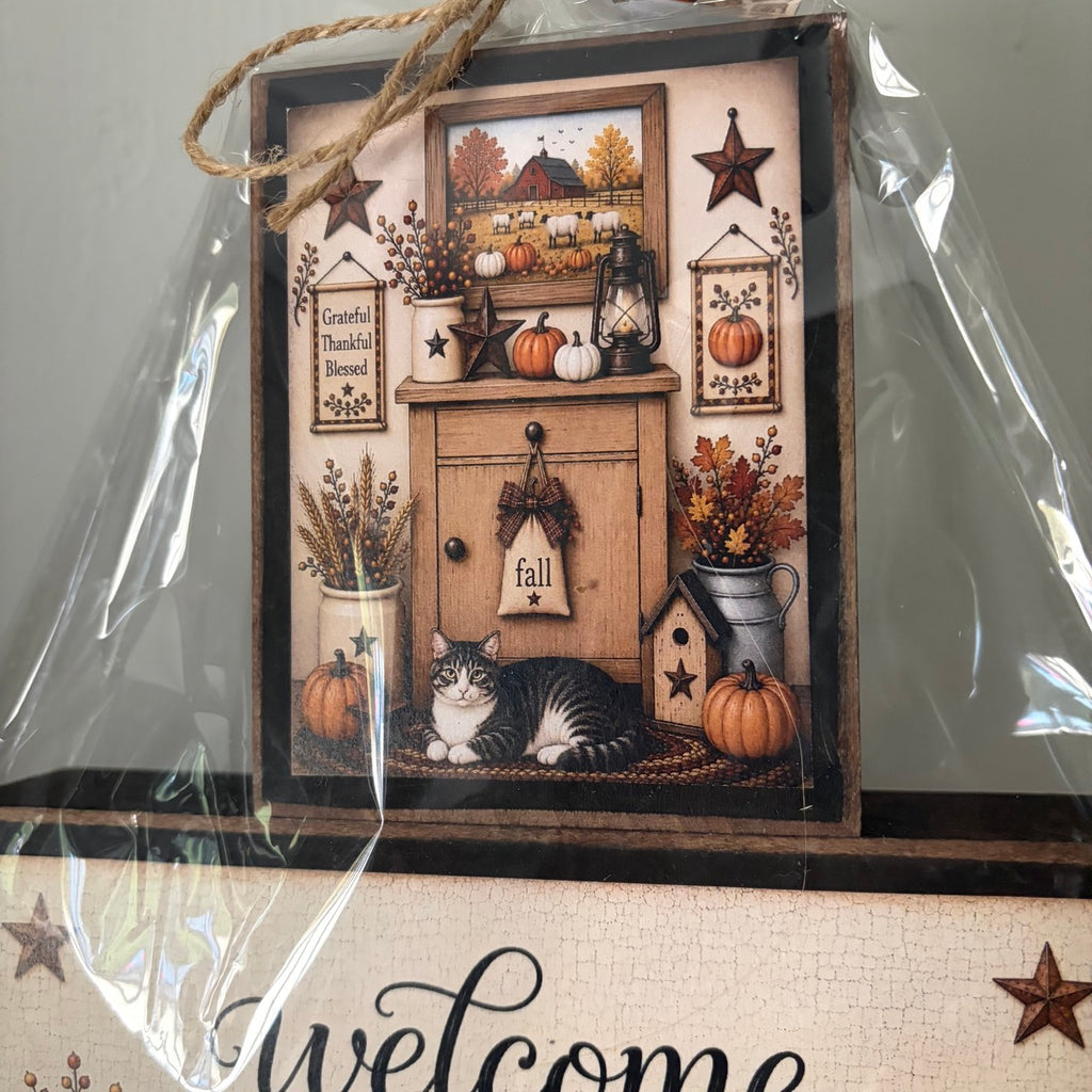 Welcome Autumn Large Block Set