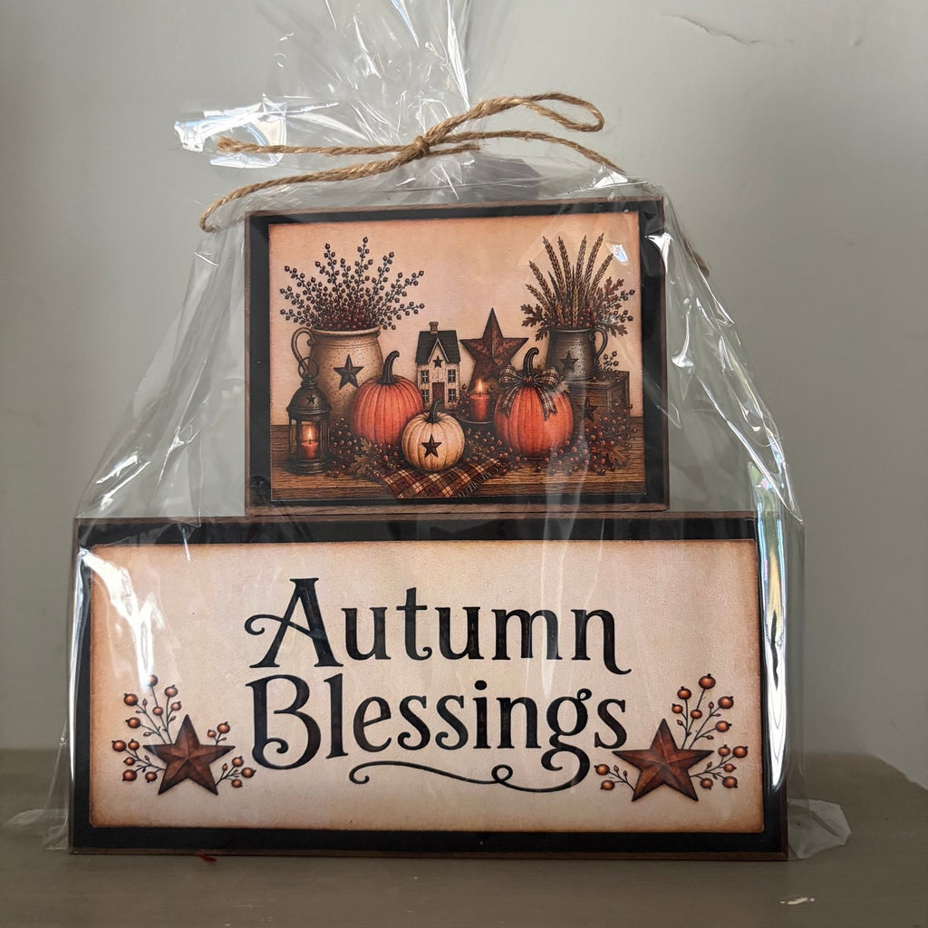 Autumn Blessings Large Block Set