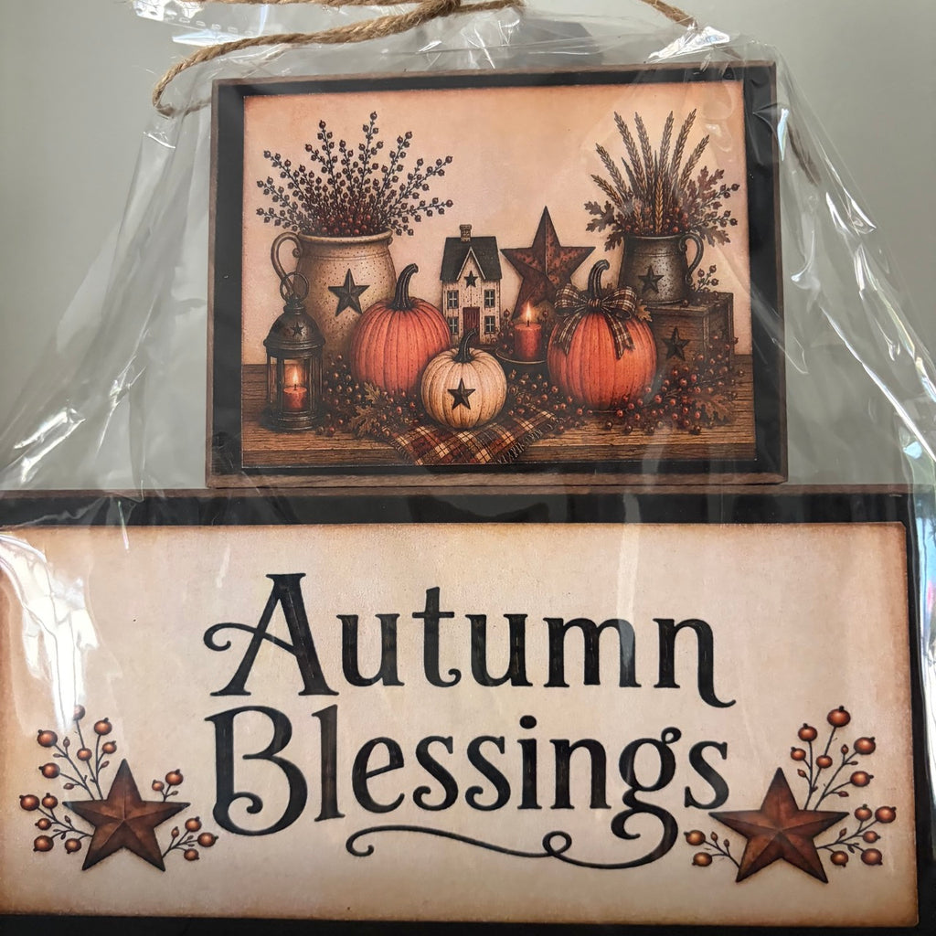 Autumn Blessings Large Block Set