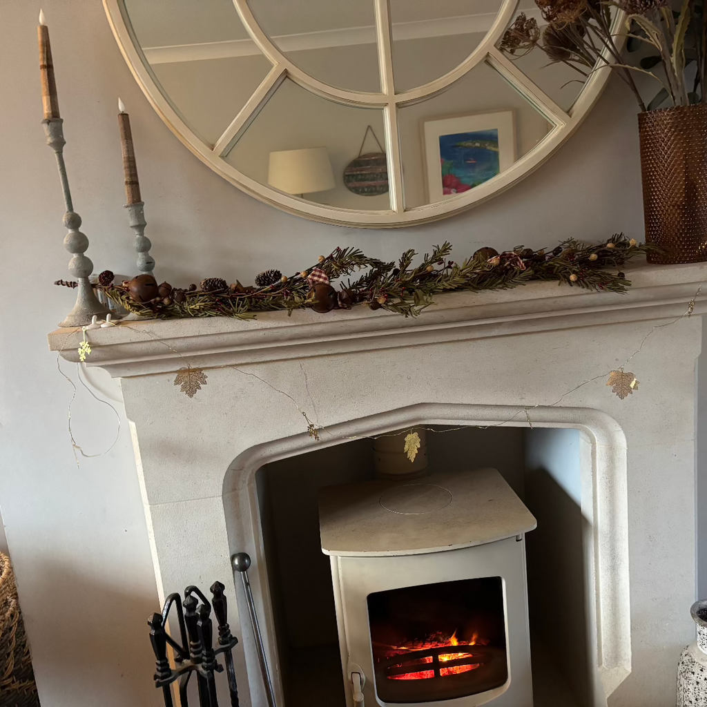 Rustic Holiday Pine Garland