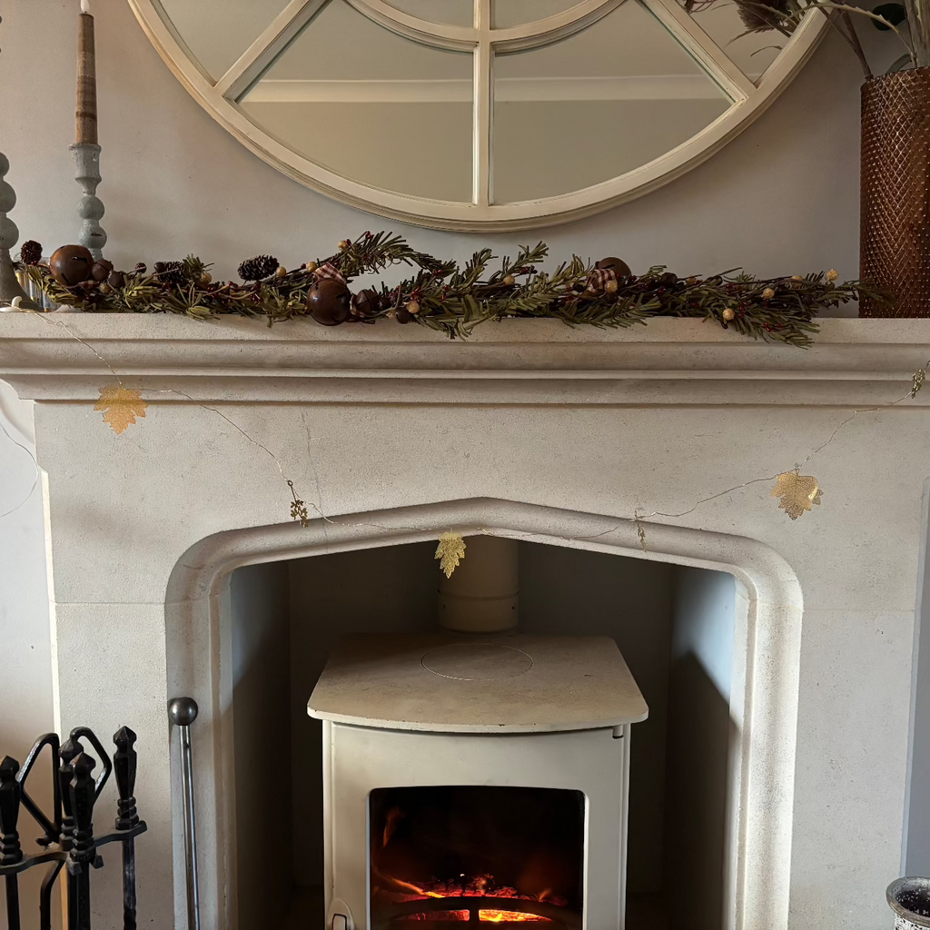 Rustic Holiday Pine Garland