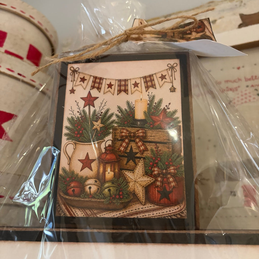 Barn Stars and Bells Block