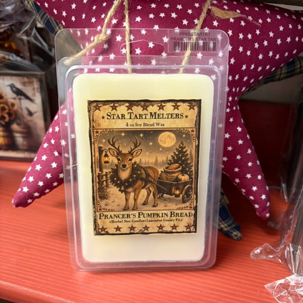 Prancer's Pumpkin Bread Soy Star Wax Melts