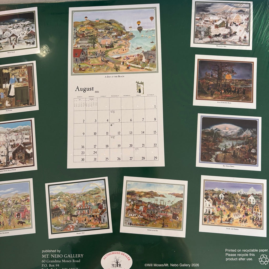 Will Moses 2026 Folk Art Calendar