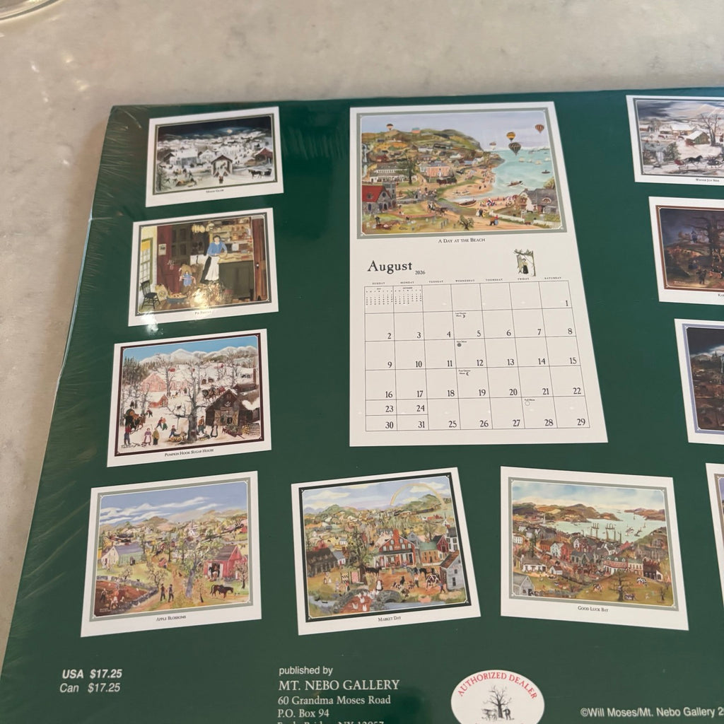 Will Moses 2026 Folk Art Calendar