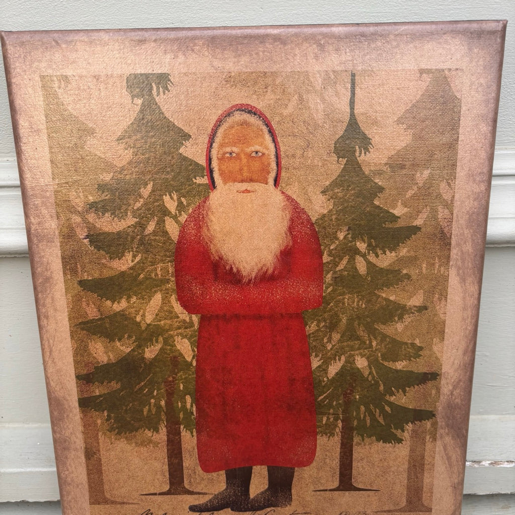 Belsnickle Folk Art Canvas