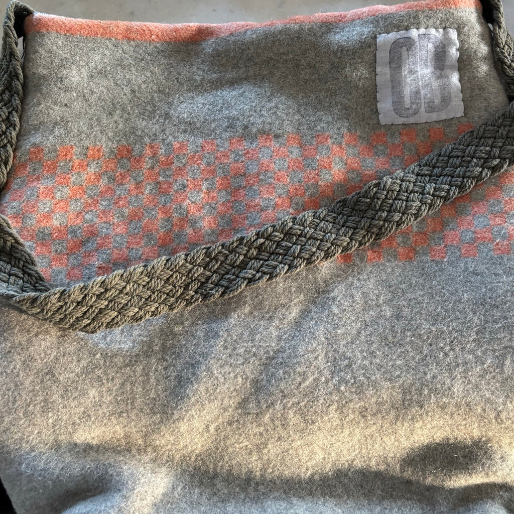 Vintage American Blanket Crossbody Bag