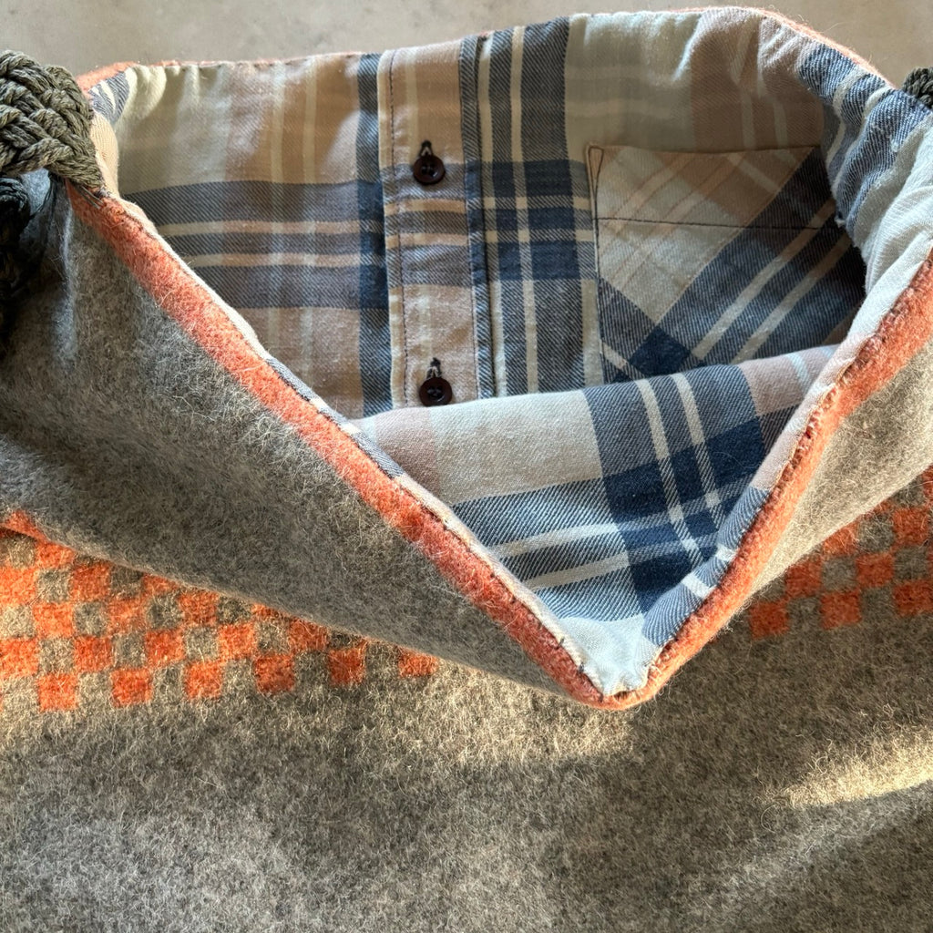 Vintage American Blanket Crossbody Bag