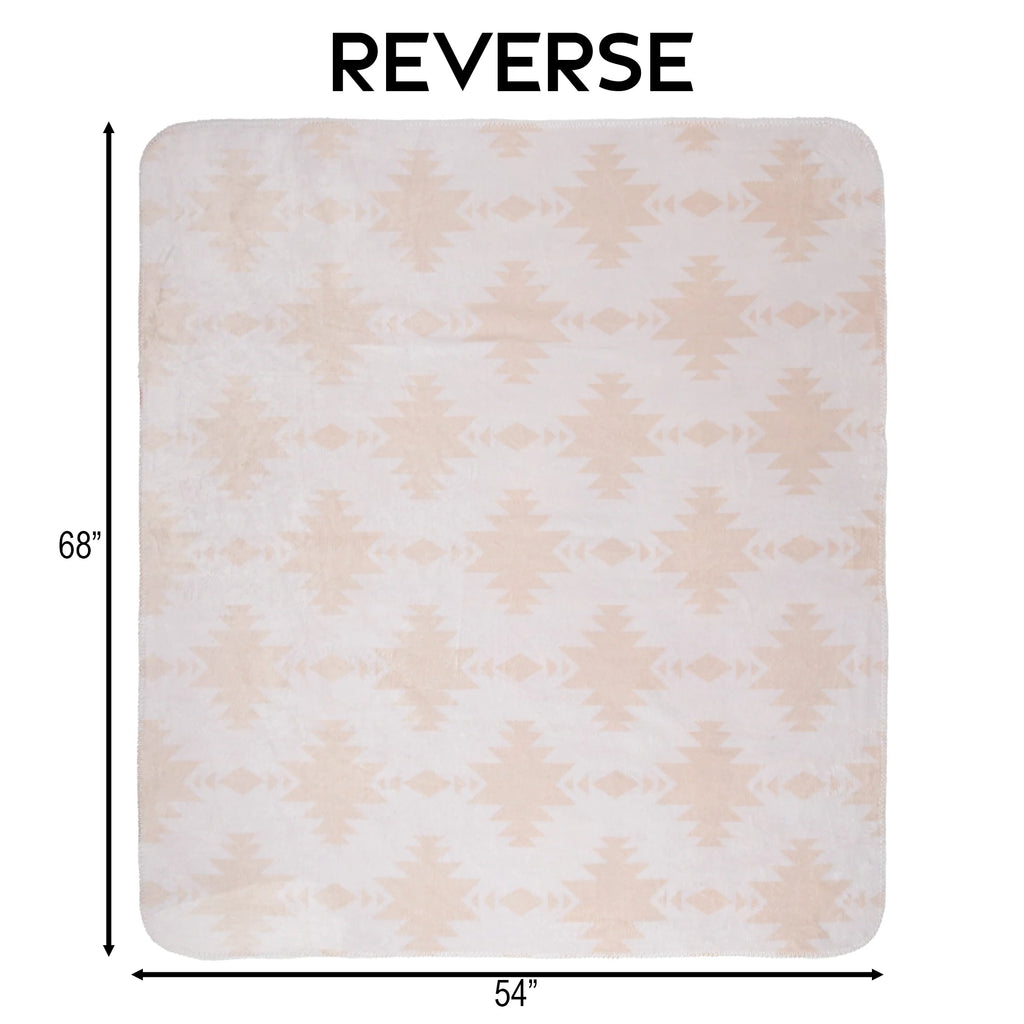 Wrangler Rio Grande Reversible Plush Throw