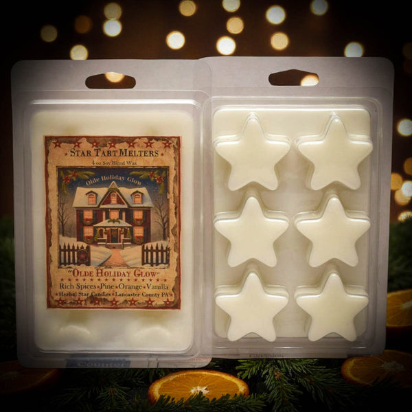Olde Holiday Glow Soy Blend Star Wax Melts