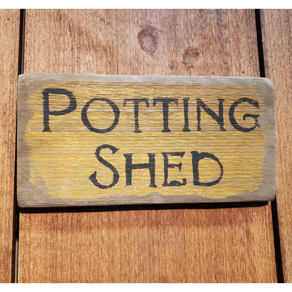 Potting Shed Wooden Sign